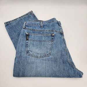 Cinch Men's Western Jeans Black Label Tag 40X32(42x32) Denim Blue‎ SEE PHOTOS
